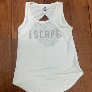Roxy Diamond Cutout Tank